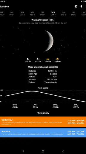 My Moon Phase - Lunar Calendar