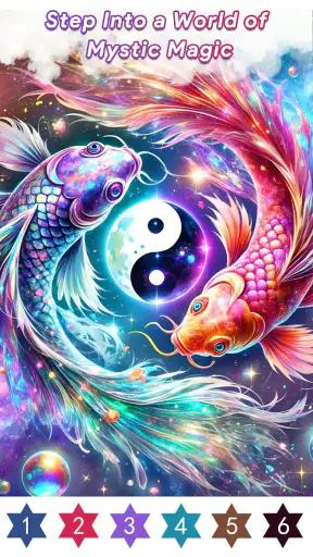 Mystic Color By Number