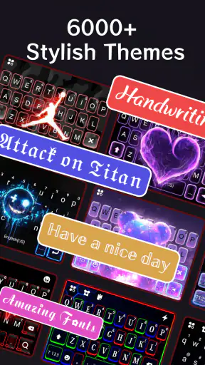 Neon Red Heartbeat Theme