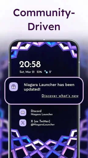 Niagara Launcher ‧ Home Screen