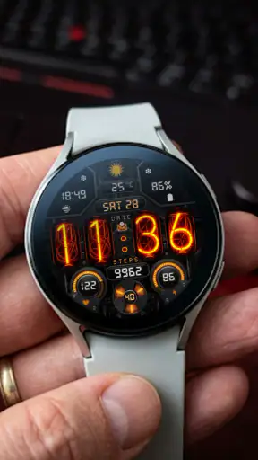 Nixie Digital - Wear OS Face