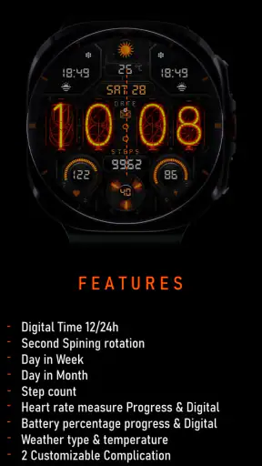 Nixie Digital - Wear OS Face