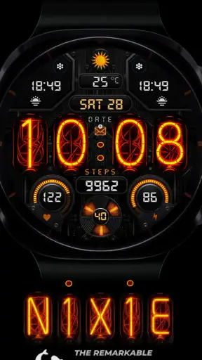 Nixie Digital - Wear OS Face