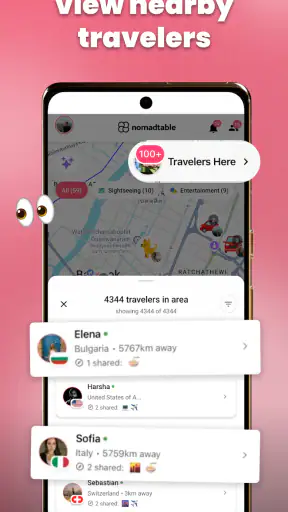 nomadtable: travel friends