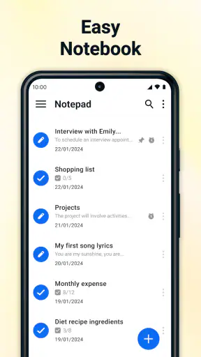 Notepad - Notes and Notebook