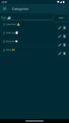 Notepad - simple notes