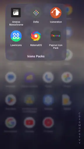 Octopi Launcher • Home Screens