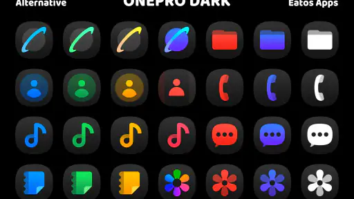 OnePro (Dark) - Icon Pack