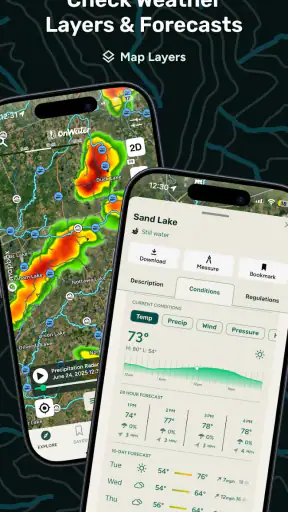 onWater Fish - Fishing Spots