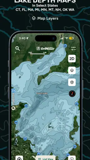 onWater Fish - Fishing Spots
