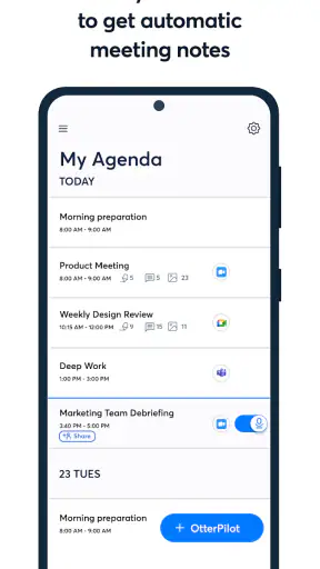 OtterAI Transcribe Voice Notes
