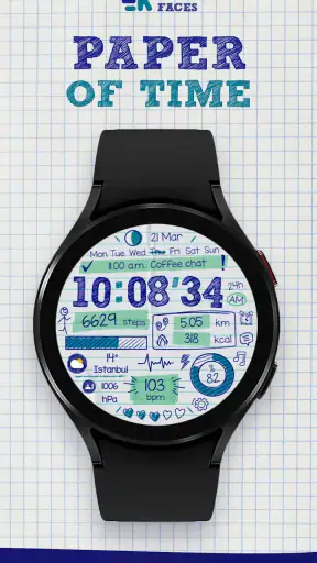 Paper of Time - Watch Face
