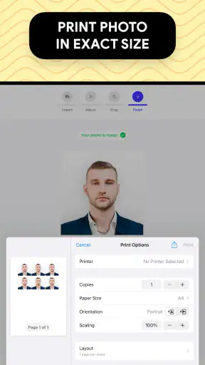 Passport Photo: ID Photo Print