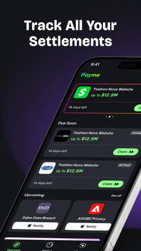 Payme: Class Action Payout
