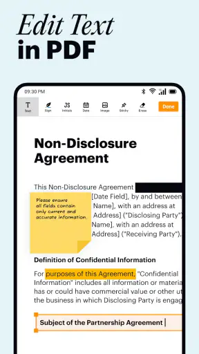 pdfFiller Edit, fill, sign PDF