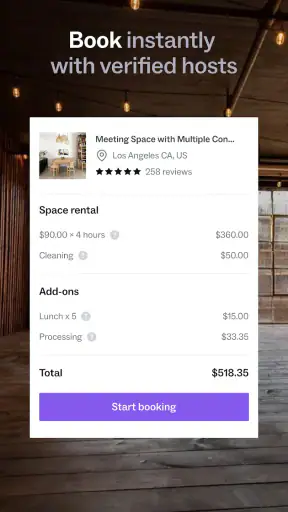 Peerspace: Unique Event Spaces