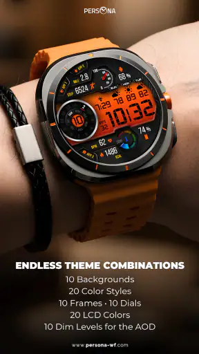 PER12 Digital Watch Face
