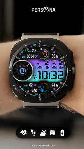 PER12 Digital Watch Face