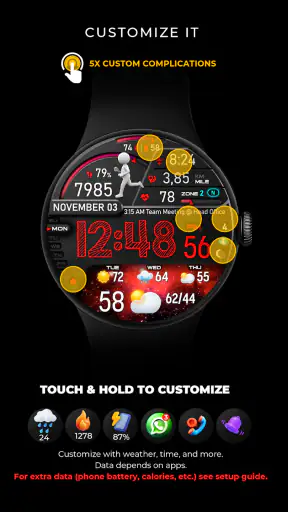 PER23 Digital Watch Face