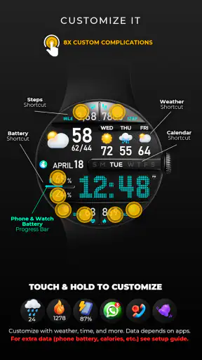 PER8 Digital Watch Face