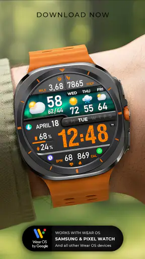 PER8 Digital Watch Face