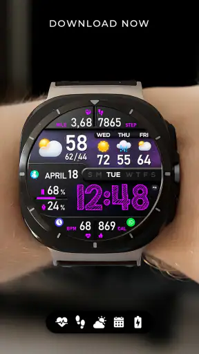 PER8 Digital Watch Face