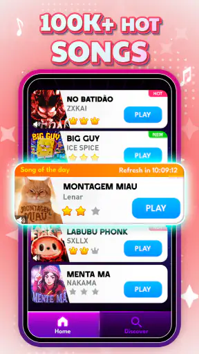 Piano Tap: Rush Song Game