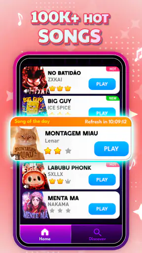 Piano Tap: Rush Song Game