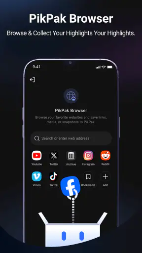 PikPak-Safe Cloud, Video Saver