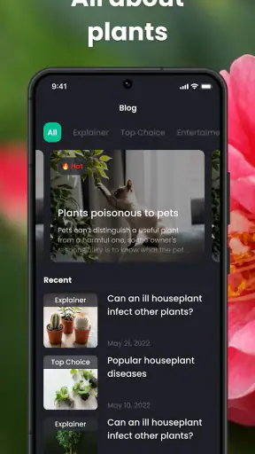 PlantIn Plant Identifier, Care