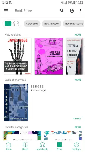 PocketBook reader - EPUB, PDF