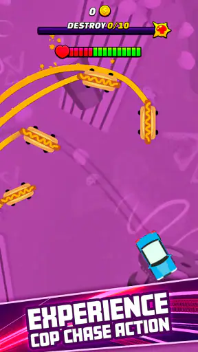 Police Pursuit: Burnout Rush!