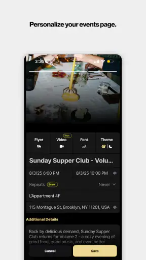 Posh – Create & Find Events