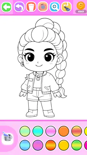 Princess Coloring Book Glitter
