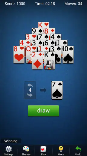 Pyramid Solitaire - Card Games