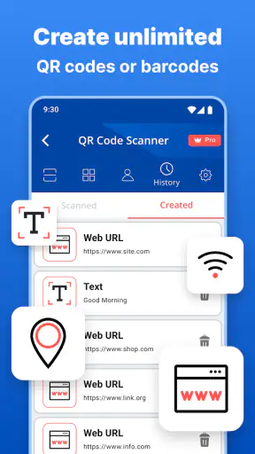 QR scanner - Barcode reader