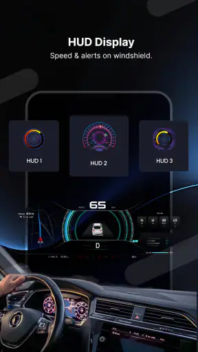 Radar GO-X: HUD, GPS, Maps