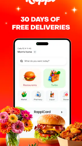 Rappi: Food Delivery, Grocery