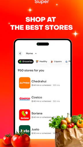 Rappi: Food Delivery, Grocery