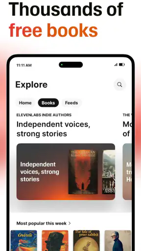 ElevenReader: Read Books Aloud
