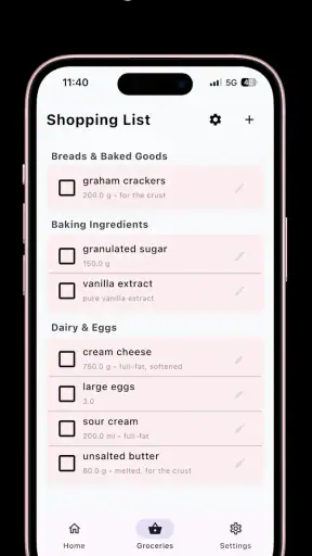Recipe organizer: Recipe Bro
