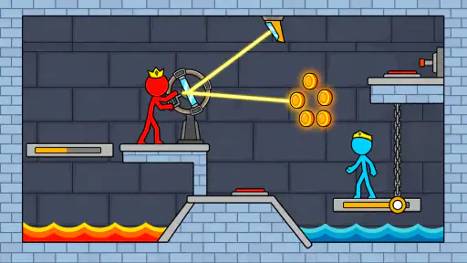 Red and Blue Stick: Animation