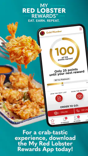 Red Lobster Dining Rewards App