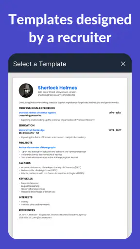 Resume Builder - CV Engineer