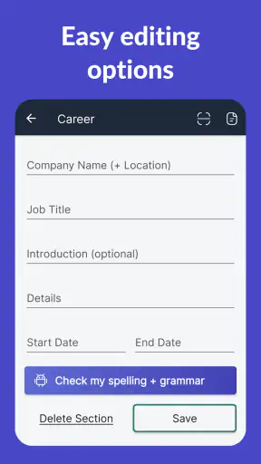 Resume Builder - CV Engineer