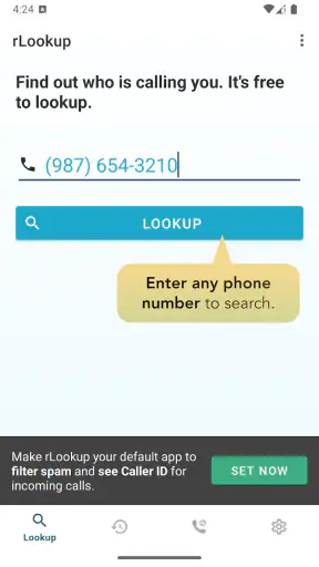 Reverse Phone Lookup — rLookup