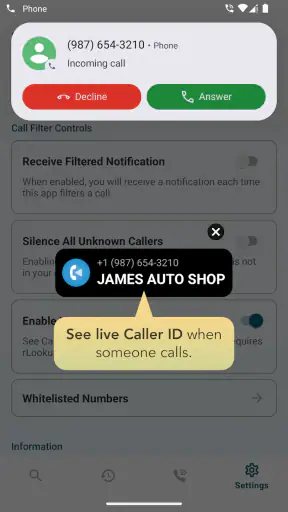 Reverse Phone Lookup — rLookup