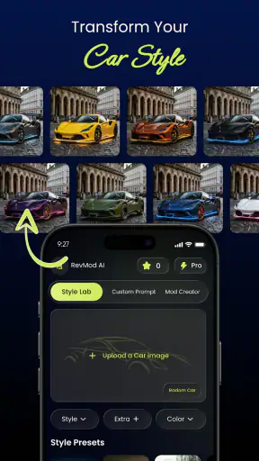 RevMod AI-Car Tuning & Design