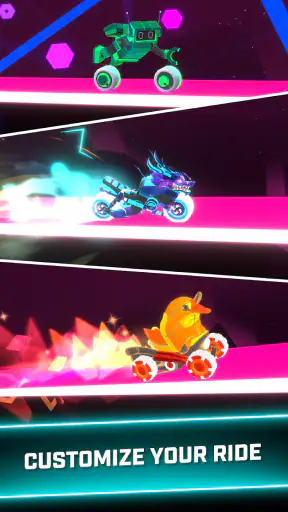 Rider Worlds - Neon Bike Races