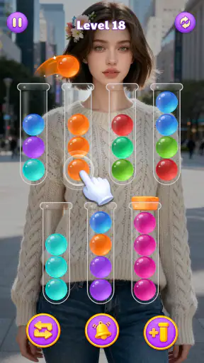 Romantic Sphere Ball Sorting